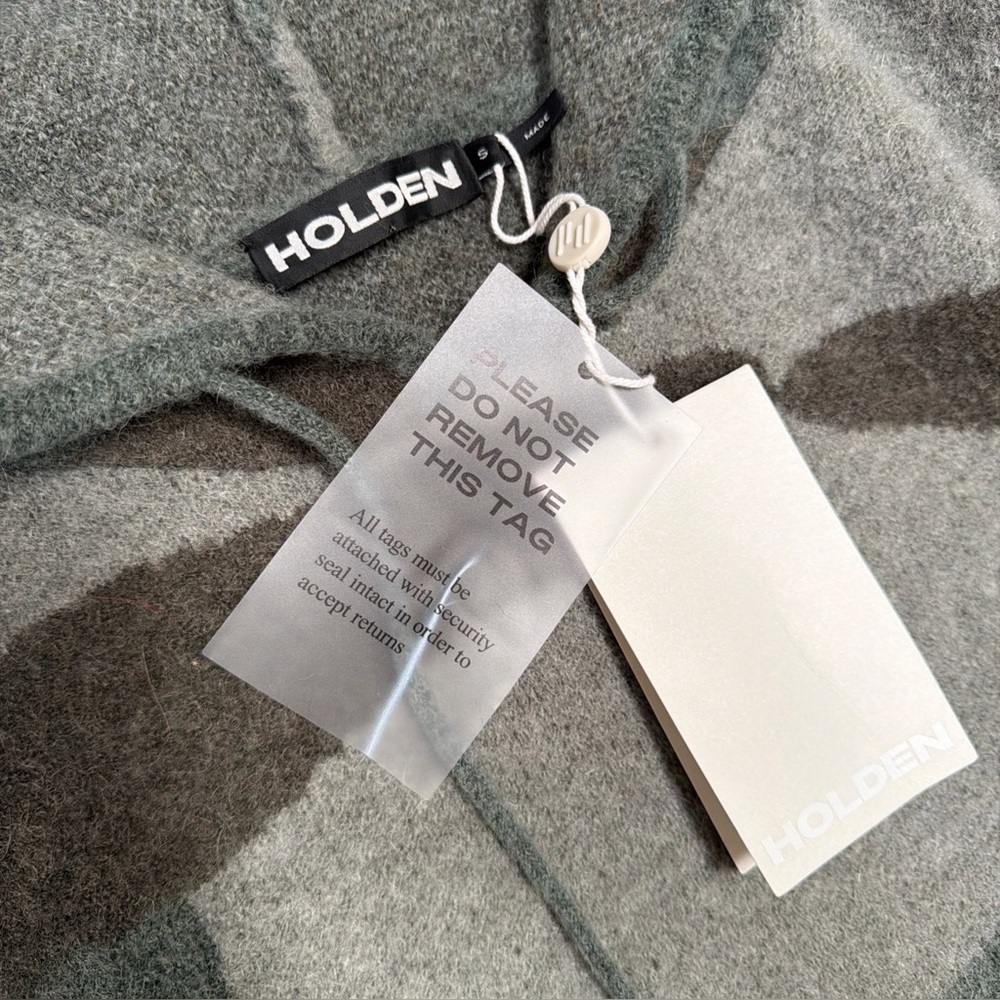 HOLDEN Chalet Camouflage-Print Hoodie Soft Knit Size S NWT - Picture 8 of 12